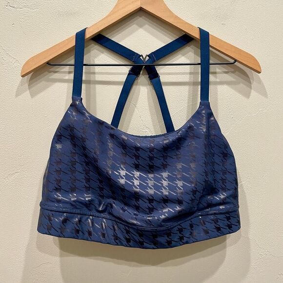 Savage x Fenty Band-It Houndstooth Low-Impact Sports Bra - Plus Size: 2X - Picture 2 of 8